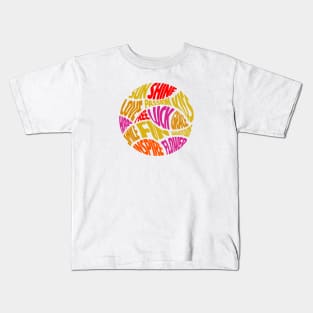 Groovy circle Kids T-Shirt